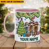 Uni Beefmaster Christmas Personalized Name Two Tone Mug