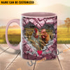 Uni Chicken Couple Personalized Name Two Tone Mug