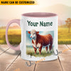 Uni Hereford Personalized Name Two Tone Mug