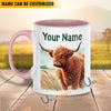 Uni Highland Personalized Name Two Tone Mug