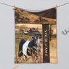 Uni Personalized Name Belted Galloway Peaceful Farm 3D Blanket