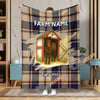 Uni Personalized Farm Name & Established Year Barn Door Blanket (10 Cattle Breeds)