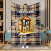 Uni Personalized Farm Name & Established Year Barn Door Blanket (10 Cattle Breeds)