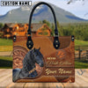 Unijames Friesian Never Walk Alone Custom Name 3D Leather Handbag