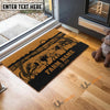 Uni Texas Longhorn Sunshine Field Custom Farm Name Custom Year Coir Doormat