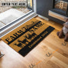 Uni Goat Straw Roll Custom Farm Name Custom Year Coir Doormat