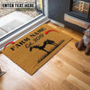 Uni Horse Custom Farm Name Custom Year Coir Doormat