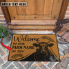 Uni Dexter Peekaboo Custom Farm Name Custom Year Coir Doormat