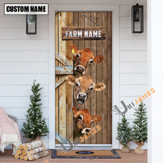 Uni Personalized Name Jersey Door Cover