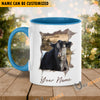 Uni Belted Galloway Funny Personalized Name Two Tone Mug