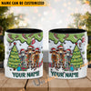 Uni Beefmaster Christmas Personalized Name Two Tone Mug