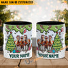 Uni Horse Christmas Personalized Name Two Tone Mug