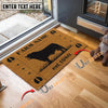 Uni Beefmaster Hoove Custom Farm Name Custom Year Coir Doormat