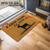 Uni Goat Custom Farm Name Custom Year Coir Doormat