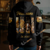 Uni Personalized Golden Harvest Farm Sunflower & Cow Hoodie (8 Cattle Breeds)