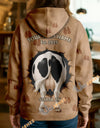 Uni Personalized Name & Farm Name Cute Cow Breakthrough Hoodie