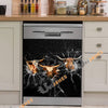 Uni Texas Longhorn Broken Glasses Dishwasher Door Cover