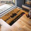 Uni Angus Custom Farm Name Live Like Someone Left The Gate Open Coir Doormat