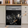 Uni Belted Galloway Broken Glasses Dishwasher Door Cover