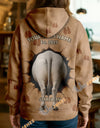 Uni Personalized Name & Farm Name Cute Cow Breakthrough Hoodie