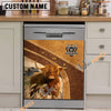 Uni Highland Brown Custom Name Dishwasher Door Cover