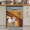 Uni Charolais Brown Custom Name Dishwasher Door Cover