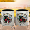 Uni Personalized Name Christmas Farmyard Mug (14 Cattle Breeds)