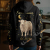 Uni Personalized Starlight Cow Farm Custom Name Hoodie (8 Cattle Breeds)