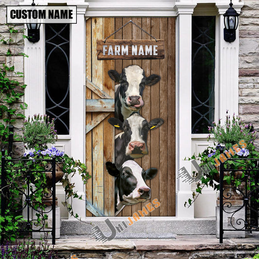 Uni Personalized Name Holstein Door Cover