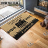 Uni Angus Custom Farm Name Live Like Someone Left The Gate Open Coir Doormat