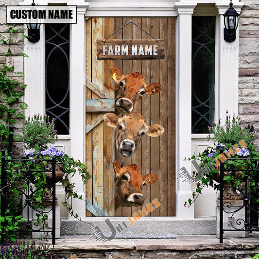 Uni Personalized Name Jersey Door Cover