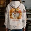 Uni Personalized Golden Harvest Cow Custom Farm Name Hoodie (8 Cattle Breeds)