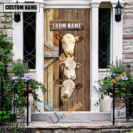 Uni Personalized Name Hereford Door Cover
