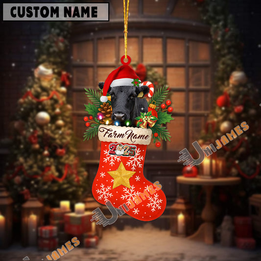 Uni Personalized Dexter Christmas Stocking Ornament