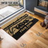 Uni Angus Sunshine Field Custom Farm Name Custom Year Coir Doormat