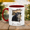 Uni Belted Galloway Funny Personalized Name Two Tone Mug