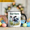 Uni Holstein Personalized Name Two Tone Mug