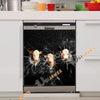 Uni Hereford Broken Glasses Dishwasher Door Cover