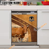 Uni Jersey Brown Custom Name Dishwasher Door Cover