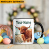 Uni Highland Personalized Name Two Tone Mug