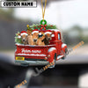 Uni Personalized Jersey Christmas Farm Truck Custom Shape Acrylic Ornament