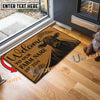 Uni Jersey Peekaboo Custom Farm Name Custom Year Coir Doormat