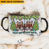 Uni Horse Christmas Personalized Name Two Tone Mug