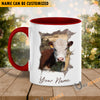 Uni Hereford Funny Personalized Name Two Tone Mug