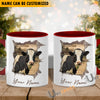 Uni Holstein Funny Personalized Name Two Tone Mug