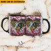 Uni Goat Couple Personalized Name Two Tone Mug