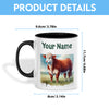 Uni Hereford Personalized Name Two Tone Mug