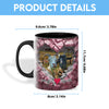 Uni Goat Couple Personalized Name Two Tone Mug