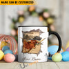 Uni TX Longhorn Funny Personalized Name Two Tone Mug