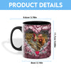 Uni Chicken Couple Personalized Name Two Tone Mug